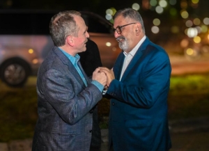 Jorge recibió la visita del embajador de EEUU Peter Lamelas