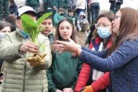 Alumnos del colegio Che-il presentaron su primera huerta org&aacute;nica