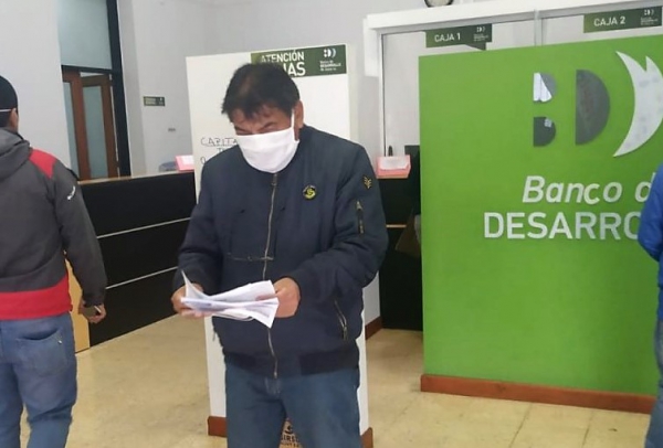 Pago del REBA en Banco de Desarrollo