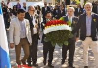 Concejales participaron del acto por el 201&deg; Aniversario de la Independencia de Bolivia