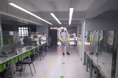 Sanitizaron y esterilizaron Casa Central del IVUJ