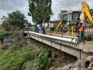 Habilitaron obras de cloacas en sector del Comedero