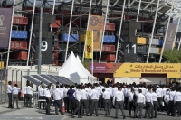 Argentina se muda al estadio de los "contenedores": preocupaci&oacute;n por el c&eacute;sped