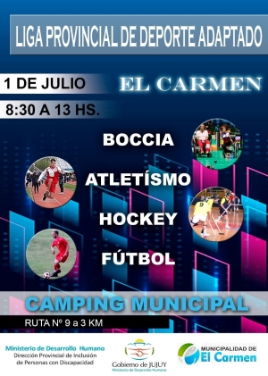 Liga Provincial de Deporte Adaptado en el Carmen