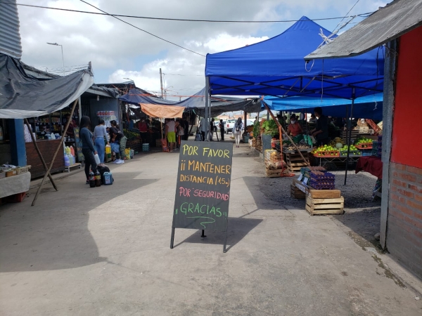 Actualmente hay cuatro ferias autorizadas para la venta de alimentos