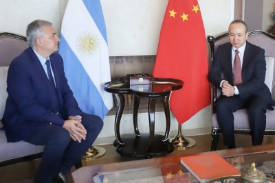 Morales y el nuevo Embajador de China en Argentina abordaron la ampliaci&oacute;n de Cauchari