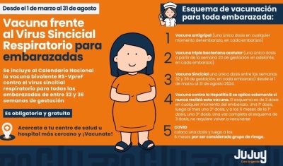Virus respiratorios: &uacute;ltimas semanas de vacunaci&oacute;n a embarazadas