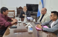 &Aacute;lvarez Garc&iacute;a recibi&oacute; al normalizador de UTA
