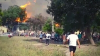 Explosi&oacute;n e incendio en el Ingenio La Esperanza
