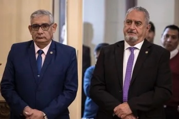 Bouhid y Corro asumieron al frente de los ministerios de Salud y Seguridad, respectivamente
