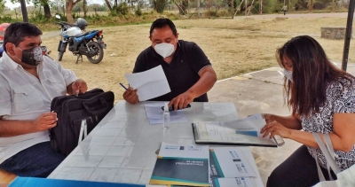 Dispositivo "Estamos con Vos - Primero la Gente" en Barrio el Arenal