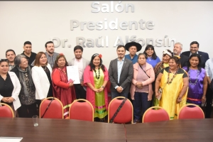 Diputados recibieron a Comunidades Guaran&iacute;es del Ramal