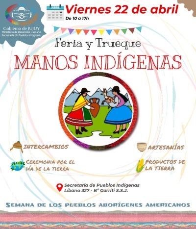 Se realiza la "Feria y Trueque Manos Ind&iacute;genas"