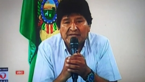 Evo Morales denunció un golpe &quot;civico, político, policial&quot; y renunció a la presidencia