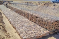 Avanzan las obras en RP 75, sobre r&iacute;o Las Burras