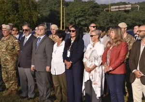 Concejales.Recambio e Izamiento de Banderas