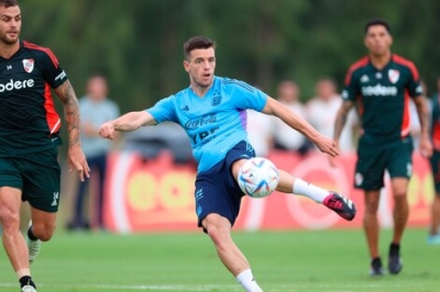 La Selecci&oacute;n Argentina venci&oacute; a River en una pr&aacute;ctica informal