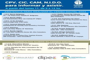 Asesoran a los vecinos en el Censo Digital 2022