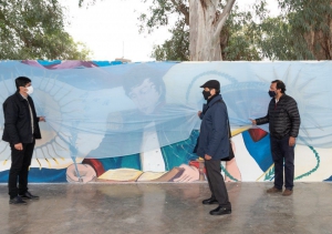 Inauguraron el Mural "Remembranza" en La Mendieta
