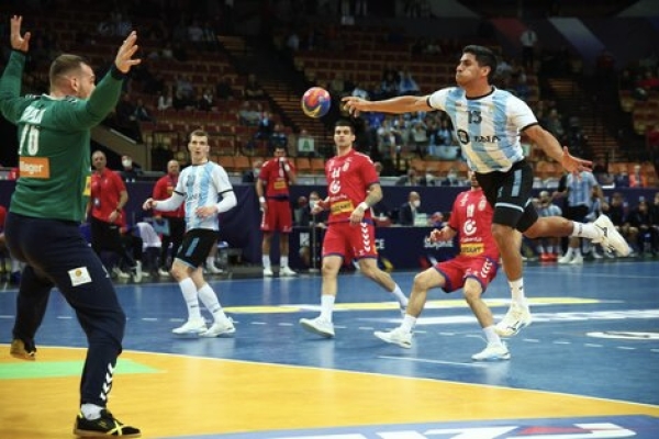 Los Gladiadores sufrieron una nueva caída en el Mundial de handball