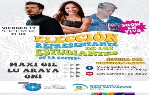 Elecci&oacute;n Reina Capital con artistas locales