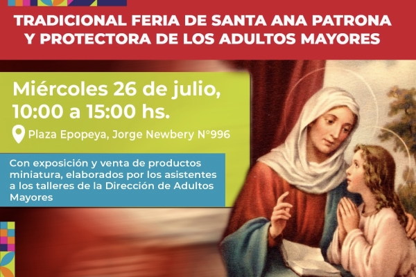 Con una gran feria y exposici&oacute;n de talleres los adultos mayores celebrar&aacute;n el &ldquo;D&iacute;a de Santa Anita&rdquo;