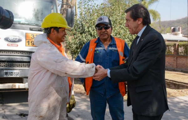 Sadir supervis&oacute; las obras de repavimentaci&oacute;n en ruta 4
