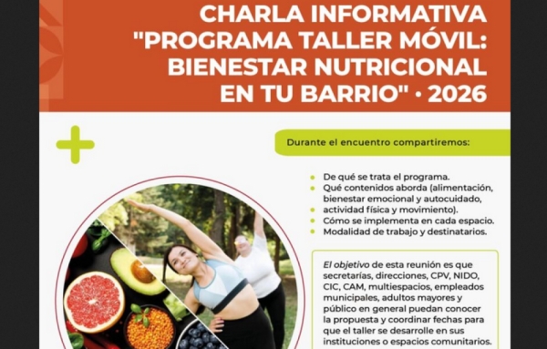 &ldquo;Taller M&oacute;vil Bienestar Nutricional en tu barrio&rdquo;