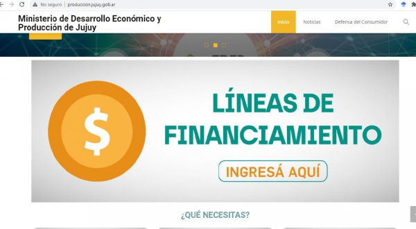 17 líneas de financiamiento para el desarrollo de Jujuy