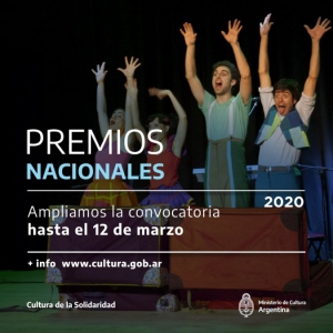 Prorrogan la inscripci&oacute;n para los Premios Nacionales