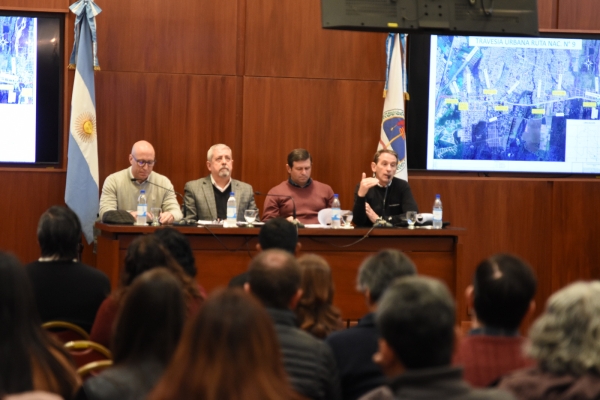 Analizaron el proyecto de Traves&iacute;a Urbana sobre la Ruta Nacional N&ordm; 9