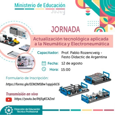 Educaci&oacute;n T&eacute;cnico Profesional: capacitaci&oacute;n virtual en neum&aacute;tica y electroneum&aacute;tica