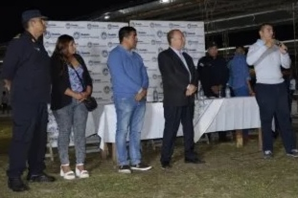 Una moto y alarma comunitaria para reforzar la seguridad en Rodeito