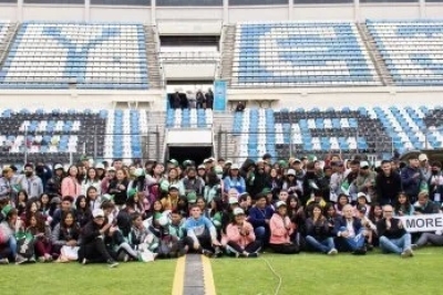 Estudiantes del interior disfrutan de la FNE y conocen nuestra capital