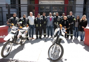 DOS MOTOVEHICULOS 0KM Y DIEZ RADIOS NUEVAS PARA LOS AGENTES DE TR&Aacute;NSITO DE LA CAPITAL