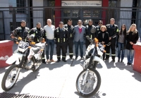 DOS MOTOVEHICULOS 0KM Y DIEZ RADIOS NUEVAS PARA LOS AGENTES DE TR&Aacute;NSITO DE LA CAPITAL