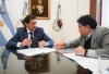 Sadir recibi&oacute; al Intendente de Monterrico para avanzar en obras clave para la ciudad